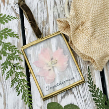 Load image into Gallery viewer, Miniature Brass Glass Frame Botanical - Blossom Togetherness
